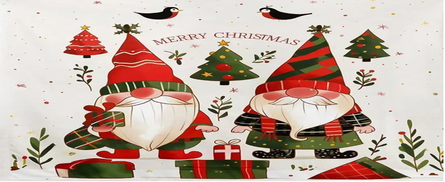 jejeloiu Christmas Bedding Set Xmas Theme Duvet Cover Twin