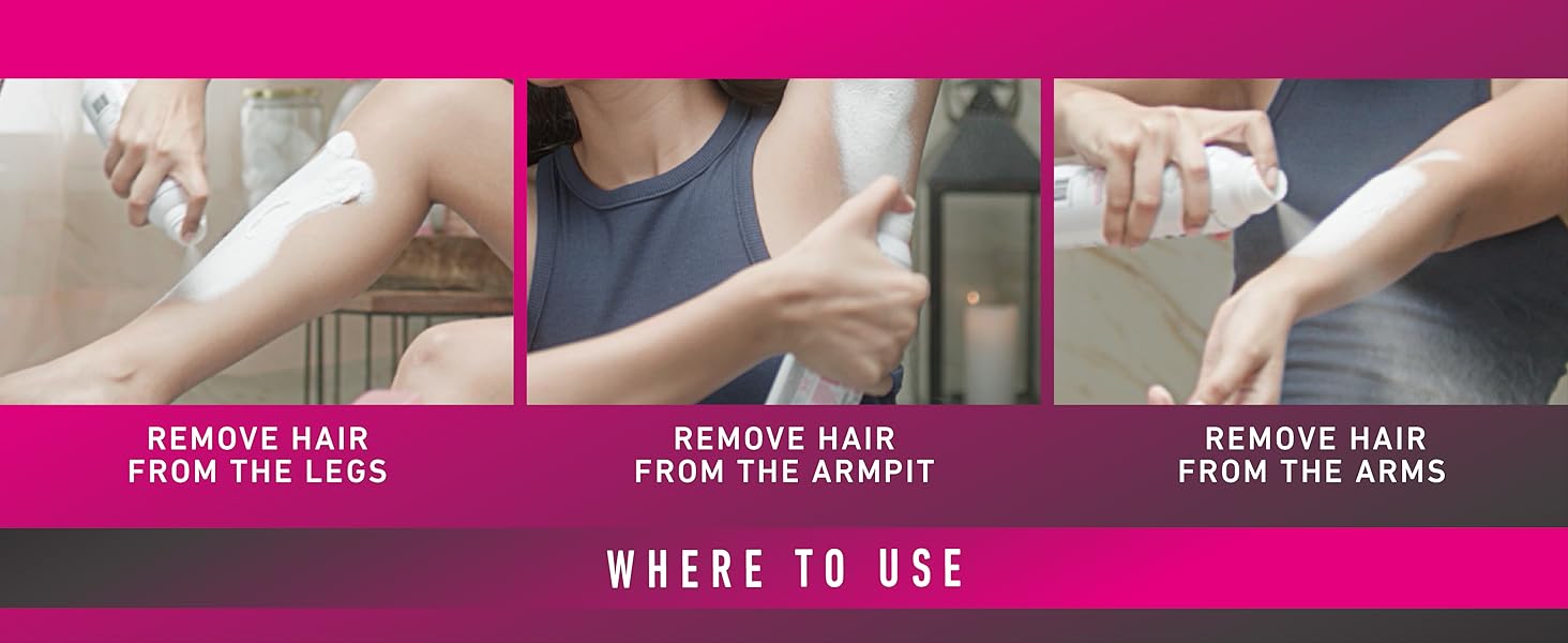 Buy Svish On The Go Hair Removal Spray for Women (Pack of 2X200ml