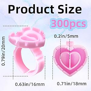 Disposable Rings for Lashes