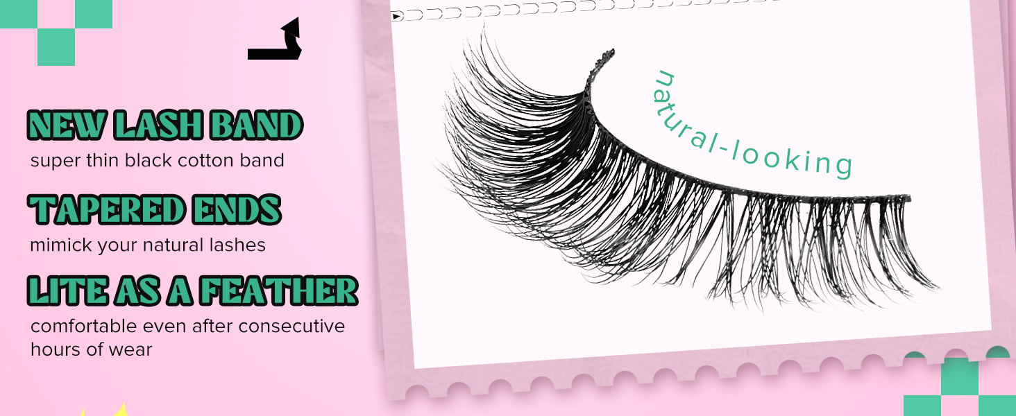 Mink Lashes Full Volume Lashes Natural Look like kiss lashes