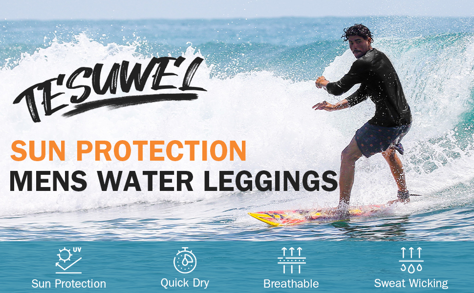surfing men&#039;s swimming leggings