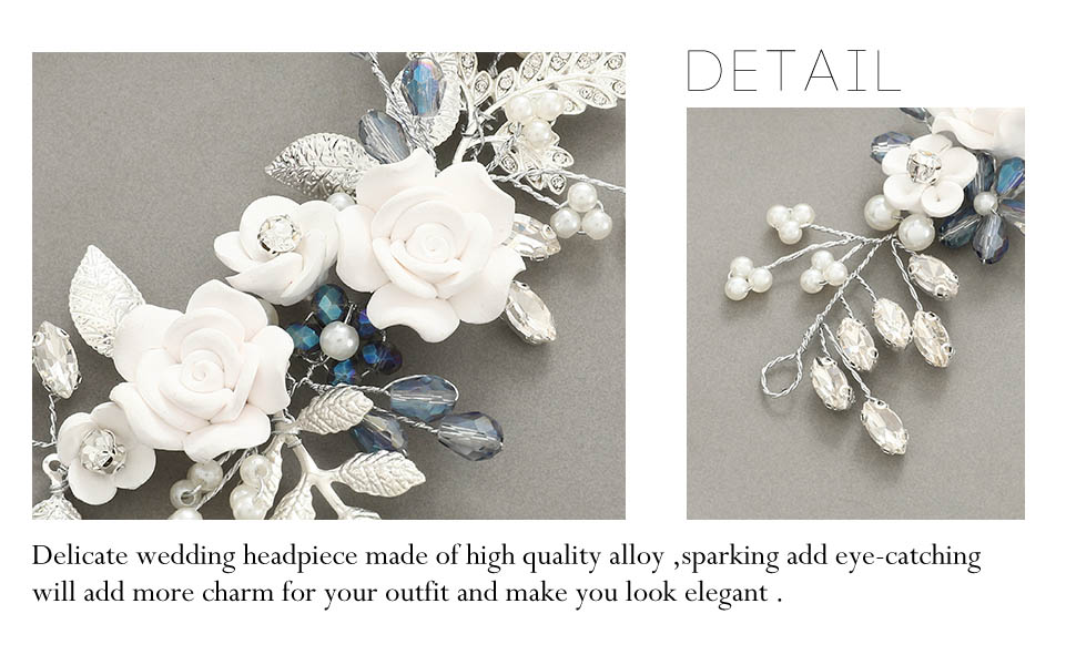 rhinestone hair vine