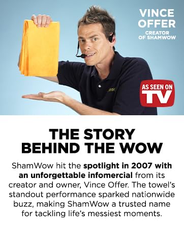 ShamWow Super Absorbent Multi-Purpose Cleaning Shammy, Seen on TV in 2007