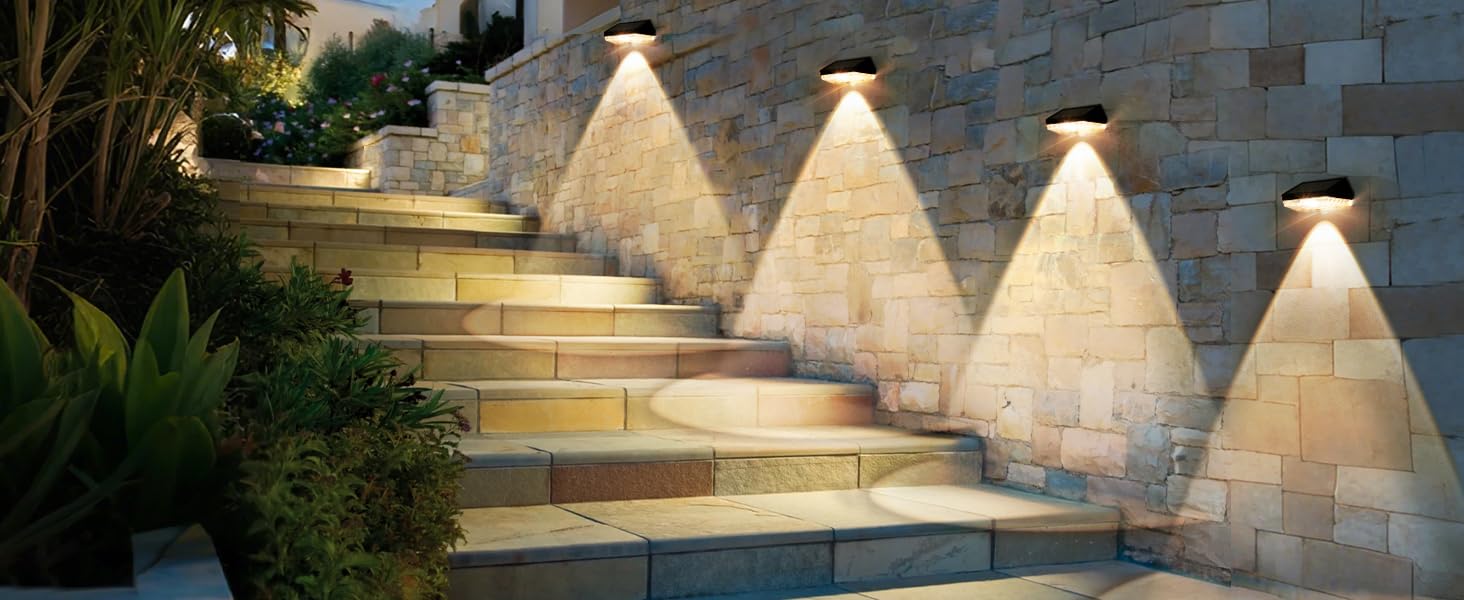 deck lights solar powered