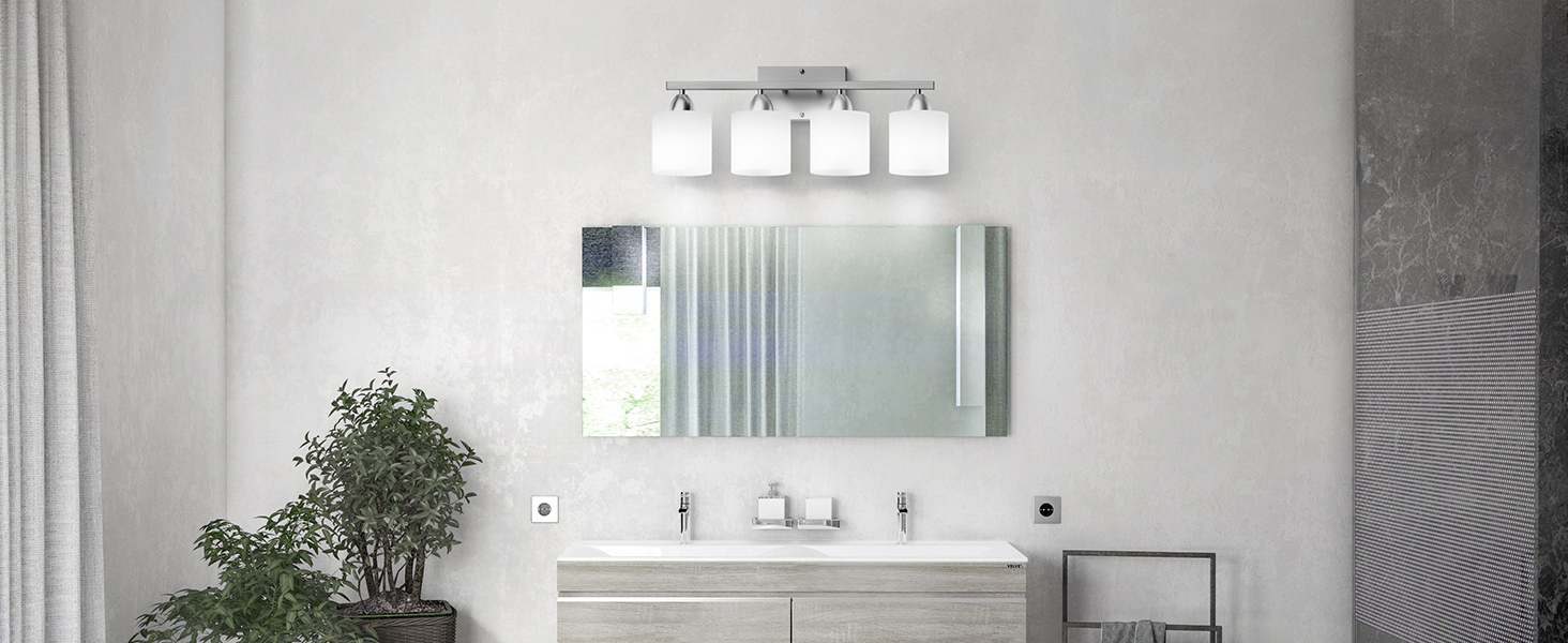 Bathroom Light Fixtures Over Mirror
