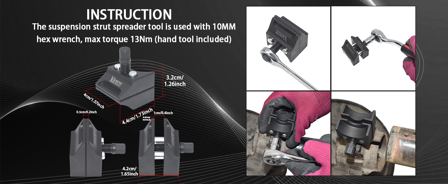 Suspension Strut Split Hub Steering Knuckle Spreader Tool