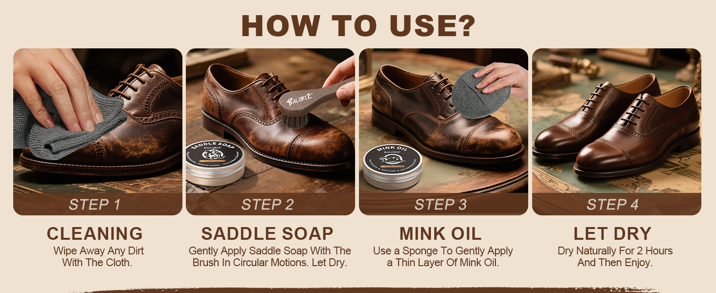 MINK OIL FOR NOURISH & PROTECT LEATHER