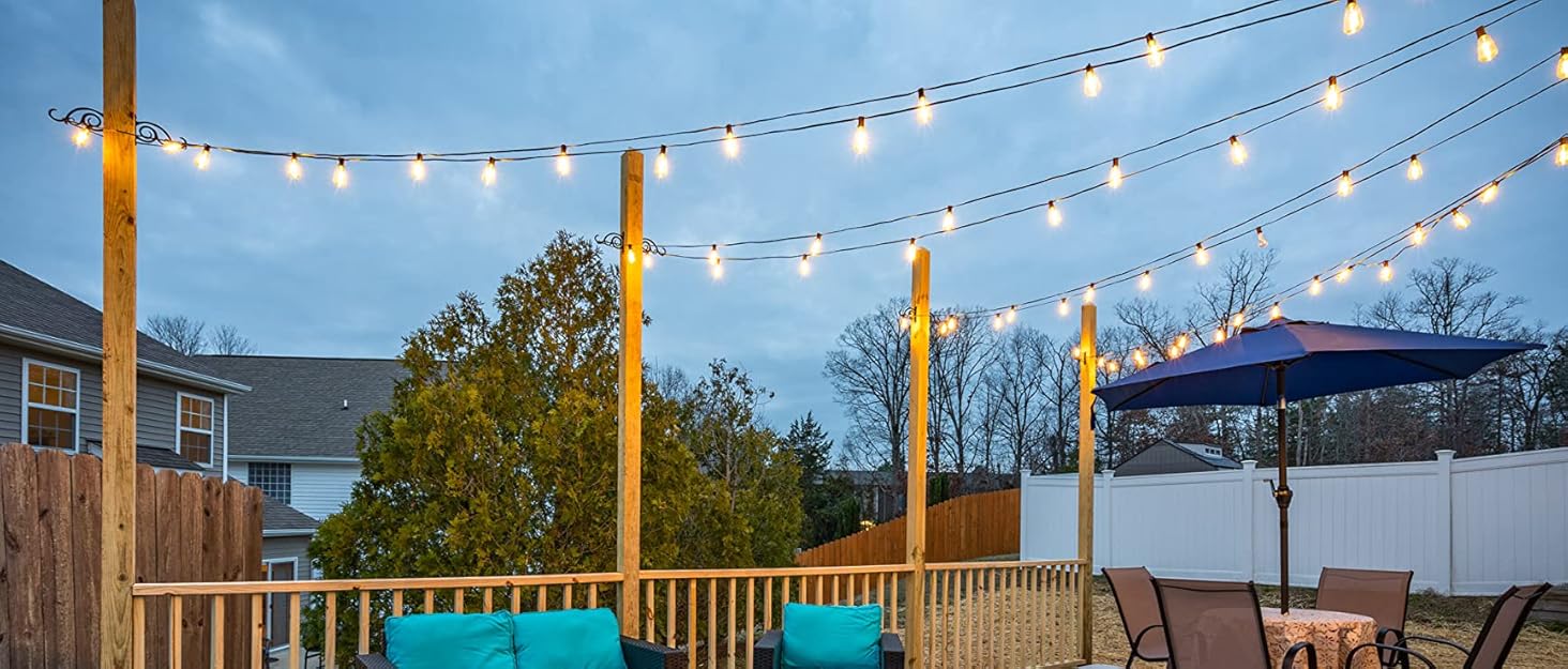 garden festoon string lights