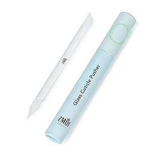 cuticle remover pusher glass nail file manicure kit care tools too crystal dual ended