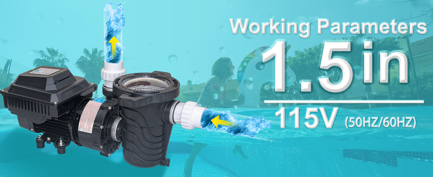 1hp variable speed pool pumps above ground 115v above ground pool pump