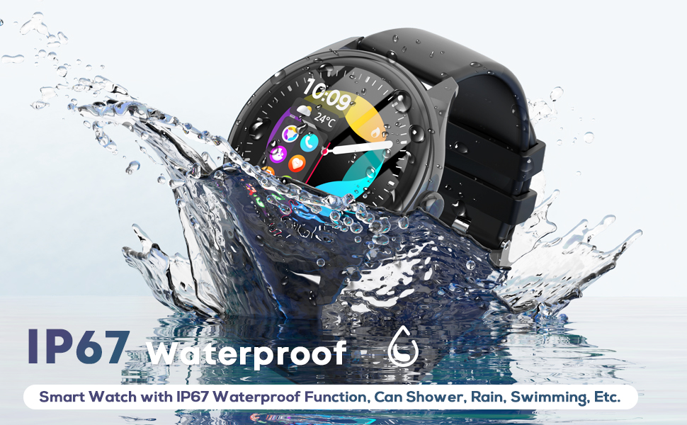 smart watch with IP67 Waterproof