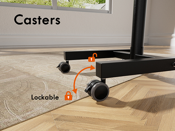 Amazon.com: FORGING MOUNT Mobile TV Cart with Wheels for 23