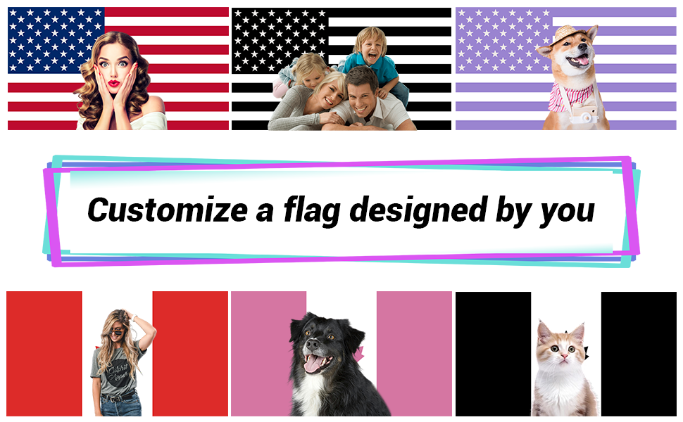 Custom Flag Personalized America Flags Design Your Image