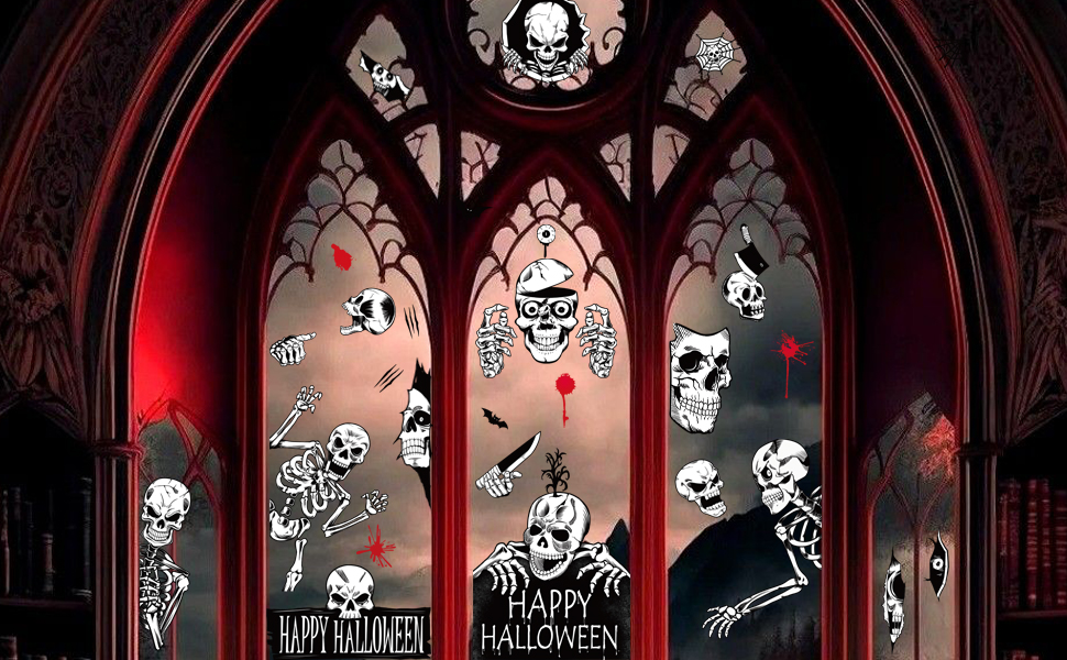 Halloween window strikers