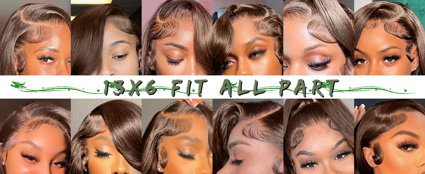 lace front wigs human hair colored
