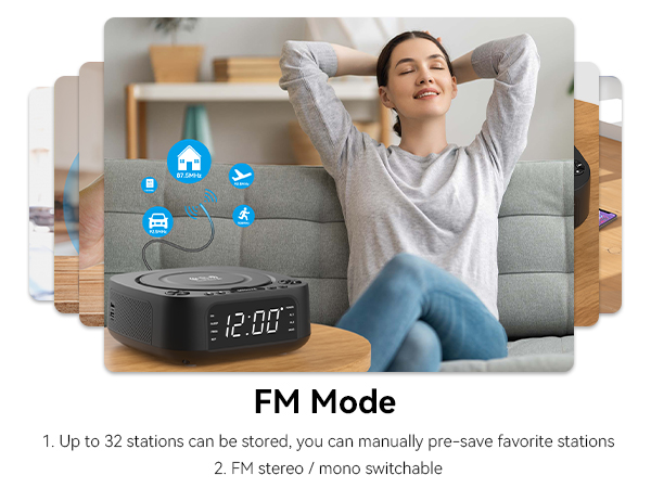 cd player with FM radio