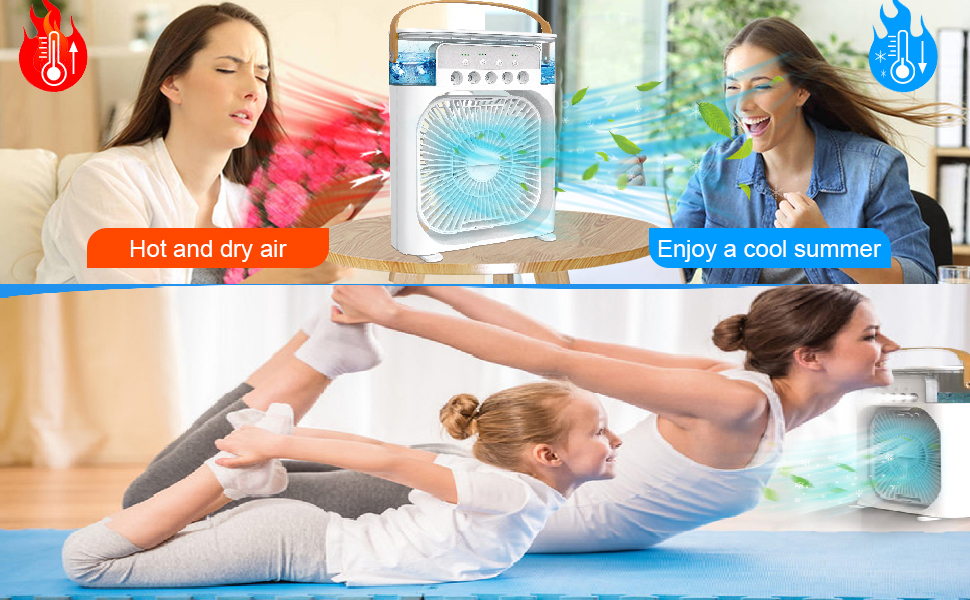 It is not only an personal air cooler, but also an air humidifier