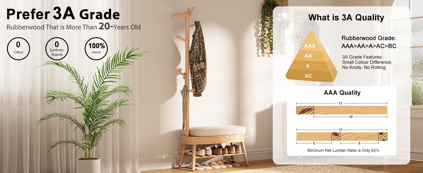 shoes and coat rack entryway