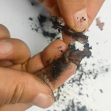 combustion test process 3 for orange coffee 100% mulberry silk scarf