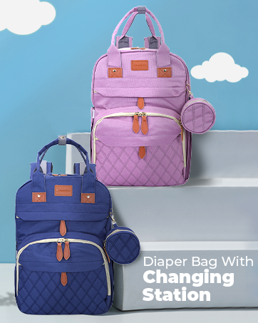 Snugglez - Diaper bag with changing station