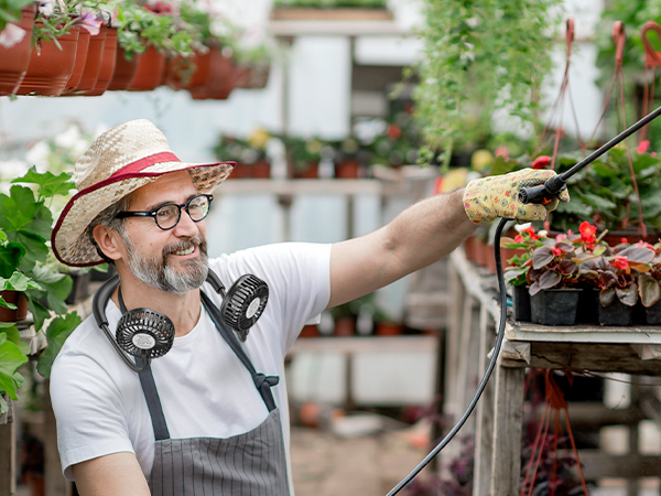 personal fans for yard work