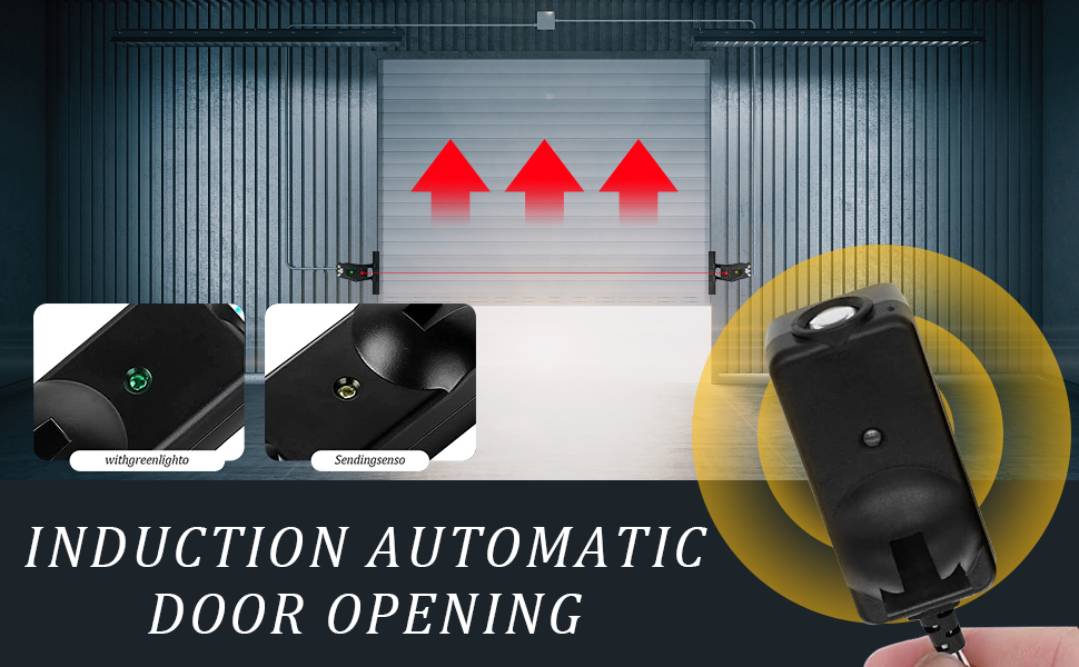 Smart Garage Door Sensor Replacement Kit & Bracelet, Safety Garage Door