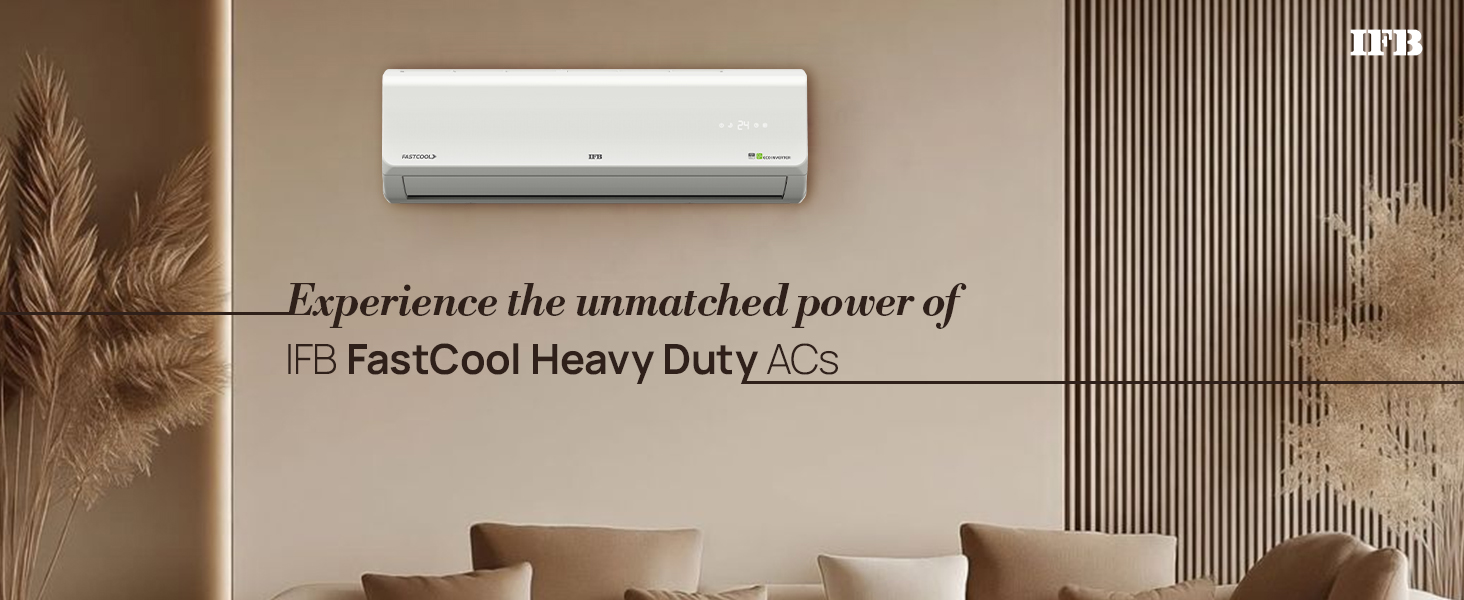 ifb ac, air conditioner, ac, acs, air conditioners, fast cooling, fastcool, heavy duty acs