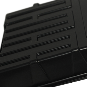 Reinforcing rib design makes the plastic pallet stronger 