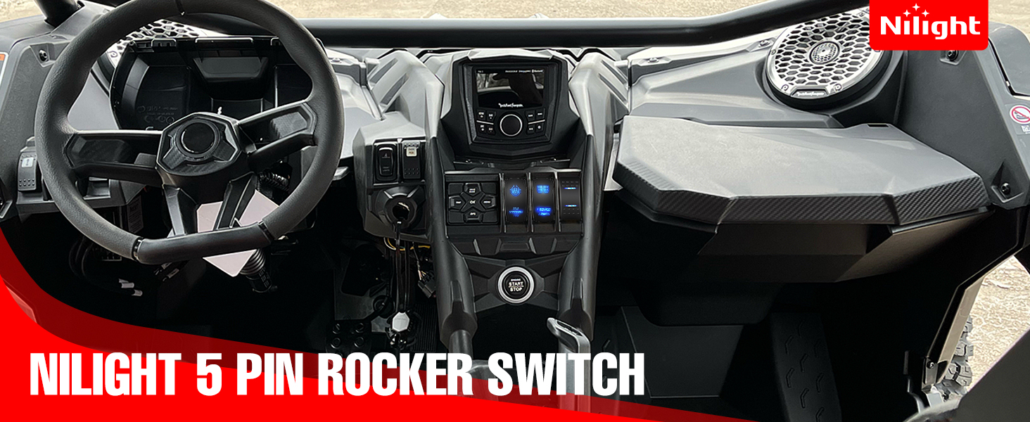 5PIN Rocker Switch