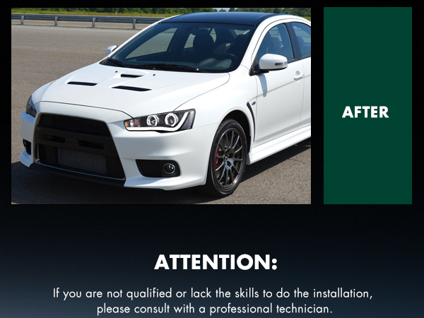 みらい❁ Amazon.com: SCITOO Headlights For Mitsubishi Lancer 2008