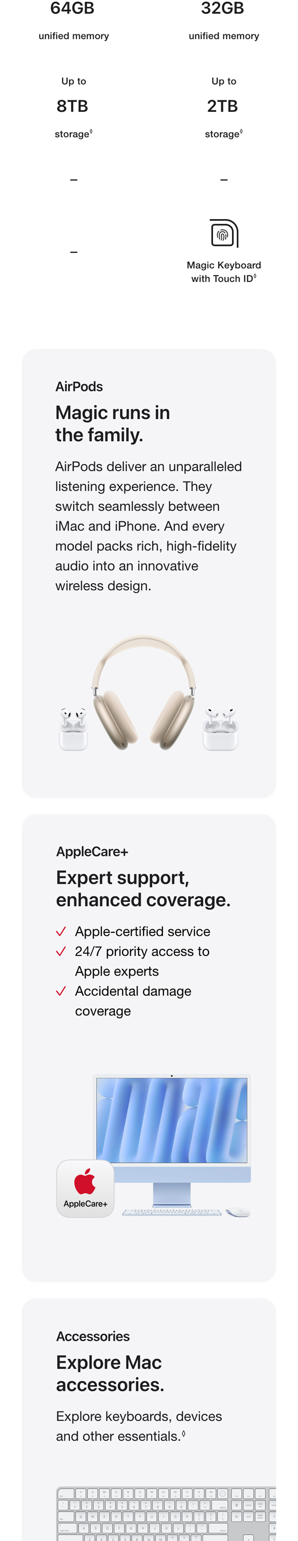 Apple 2024 iMac with M4 Chip - Powerful All-in-One Desktop