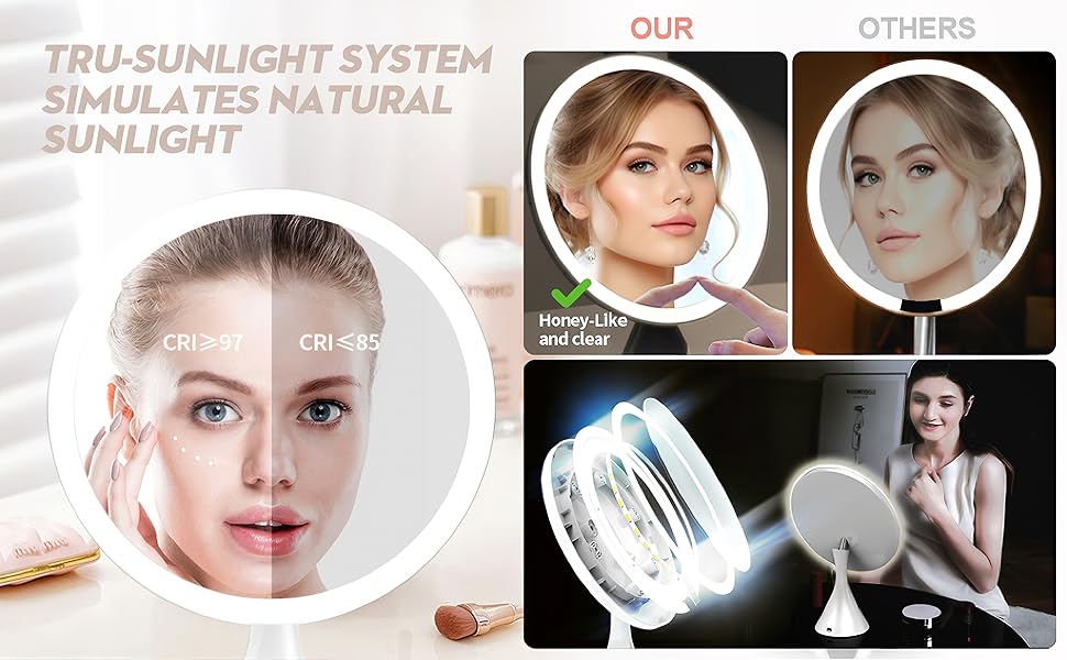 led makeup mirror