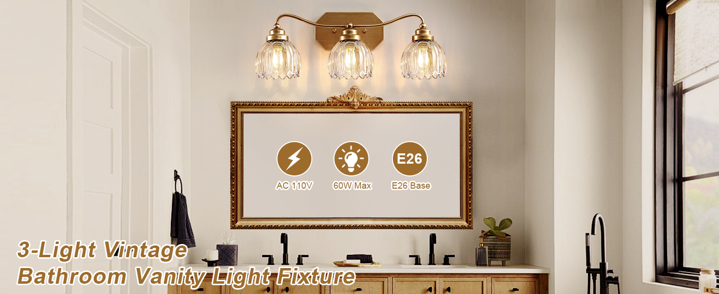gold light fixture