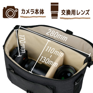 Amazon.co.jp: Kenko カメラバッグ Luce ショルダーバッグ L