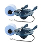 2 Pack Toilet Flapper 2 Inch, Toilet Tank Flapper Replacement Compatible with Kohler Flapper with...