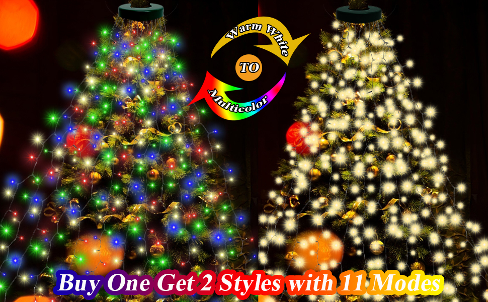 Christmas Tree Lights with Ring