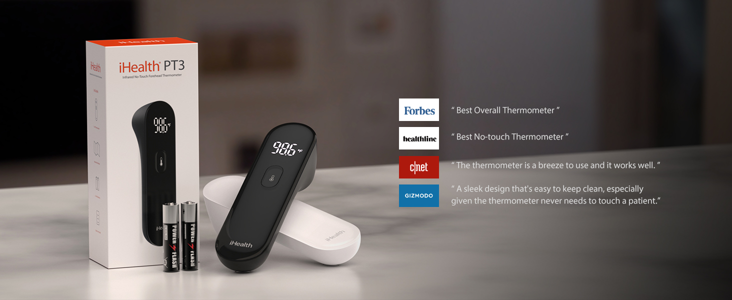 iHealth NoTouch Forehead Thermometer, Digital Infrared