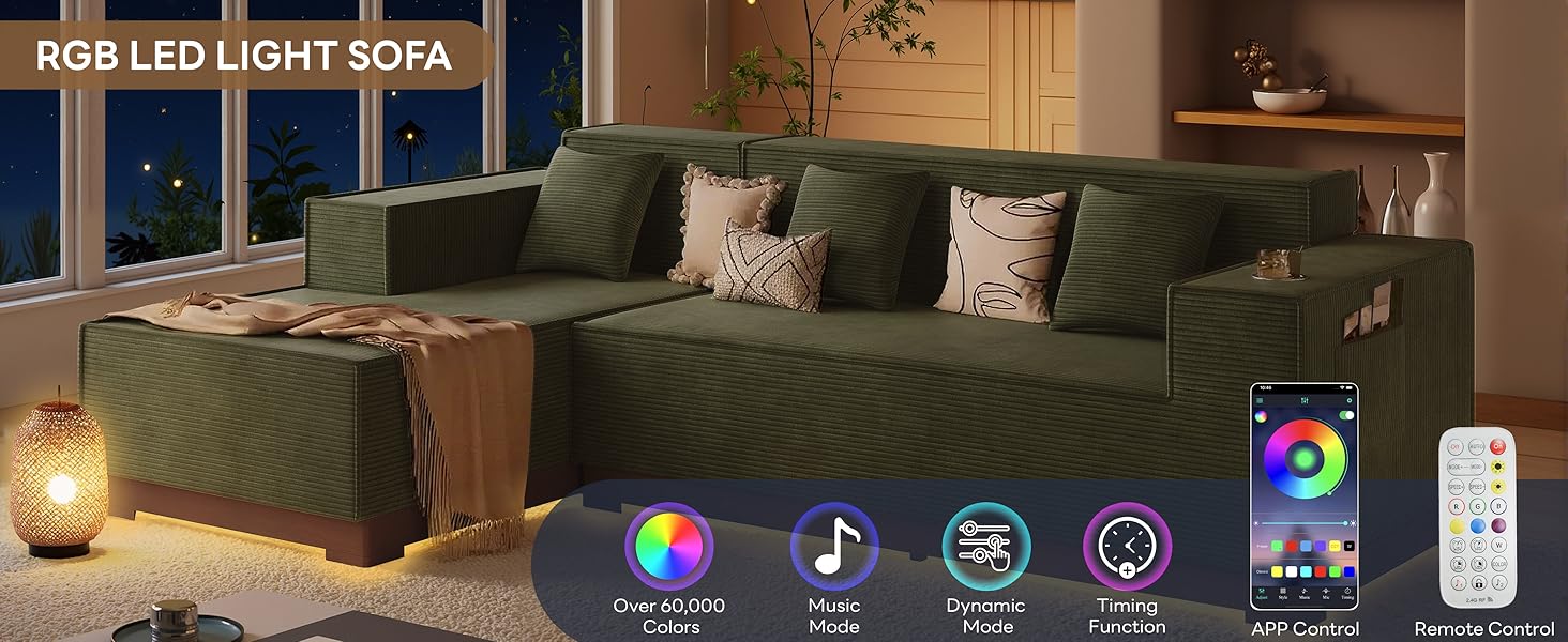 SOFA WITH LED