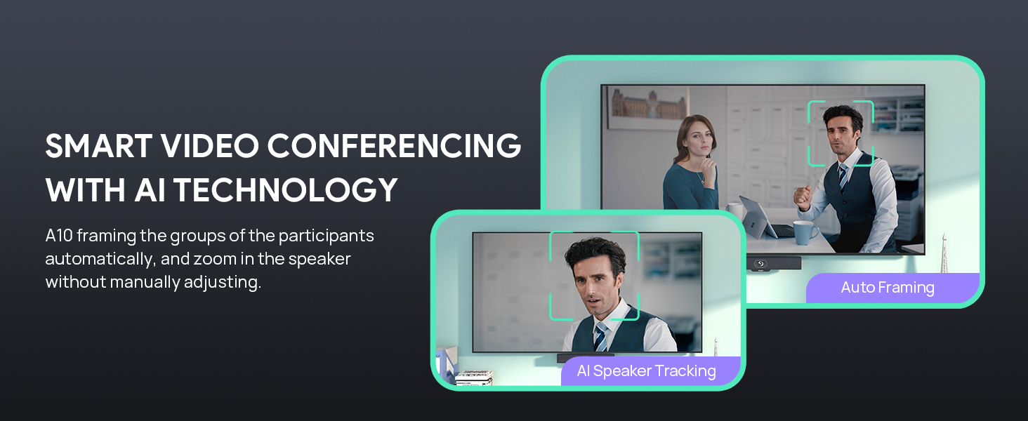 Yealink Video Conference Camera, 4K Webcam, 120° Ai Auto