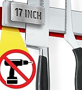 No Drill Magnetic Knife Holder - 17 Inch