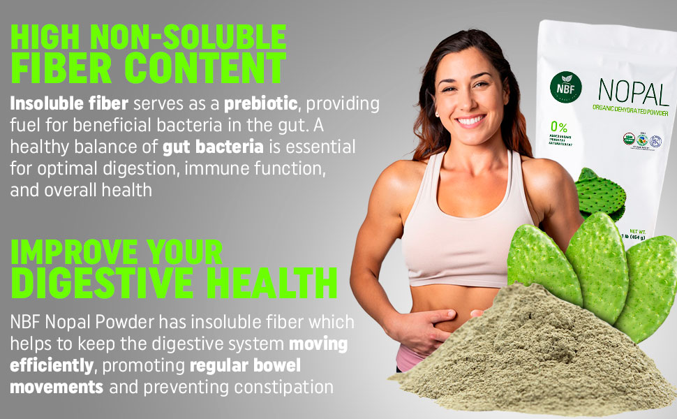 Organic Nopal Cactus Powder (176 Ounces) Bulk, 100 Pure