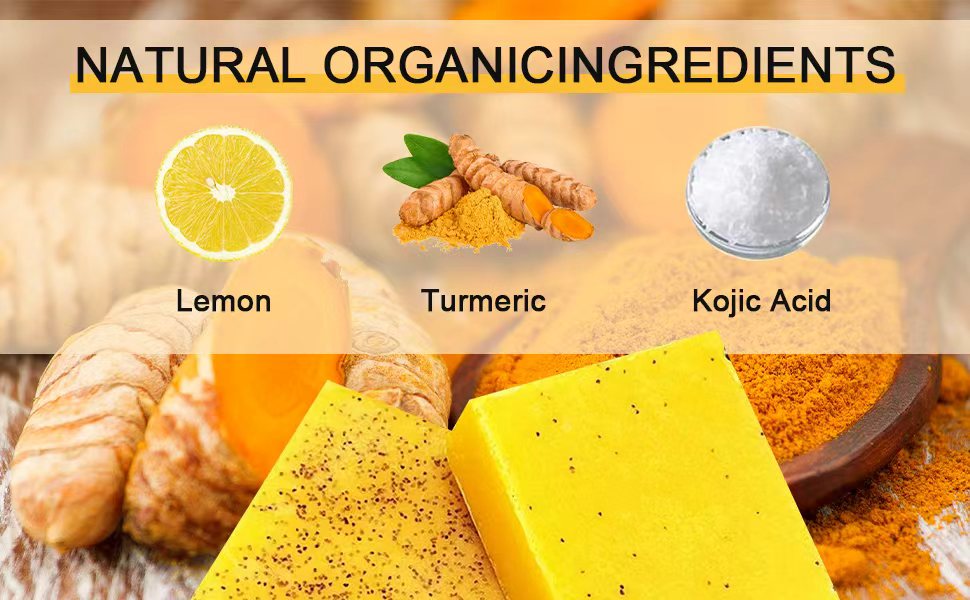 Turmeric Artisanal Bar Soap with Vitamin C