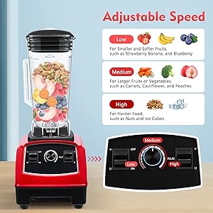High Speed Blender 3モード 3 in 1 High Performance Turbocrush Blender With Digital