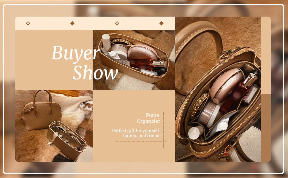 小物 wyde ZYZii Jedwabny organizer do torebki Bolide 1923mini/21/25/27