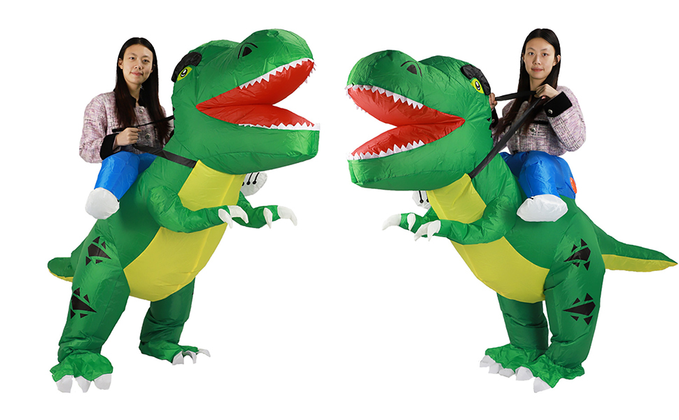 Amazon | [ANGELCITY] 恐竜コスプレ 半身 恐竜着ぐるみ