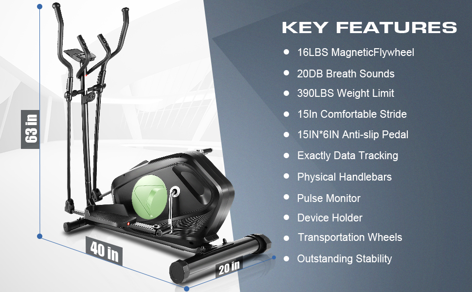 FUNMILY E970 Eliptical Machines, Elliptical