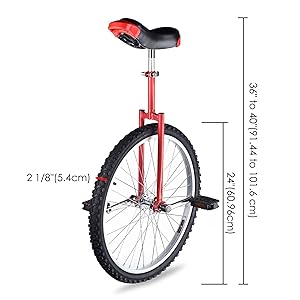 24" Inch Wheel Unicycle