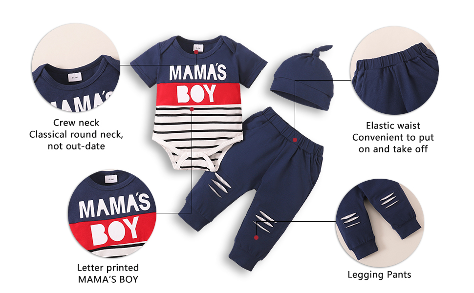 0-3 months baby boy clothes