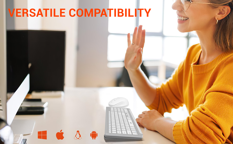 Ant WK250 Membrane Keyboard Professional Wireless Combo