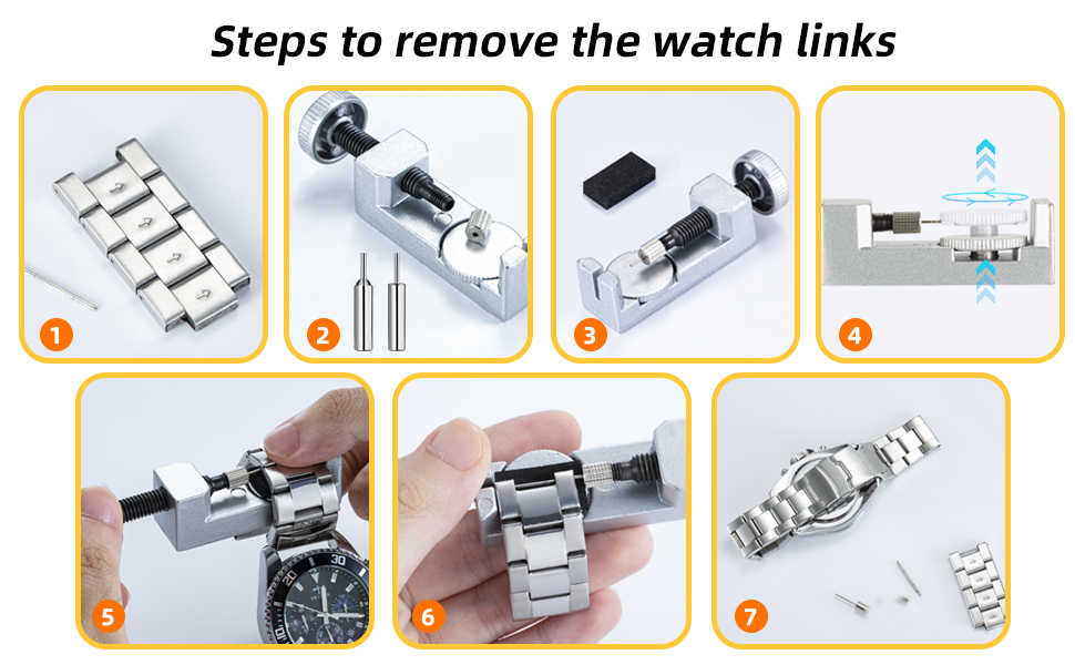 Eventronic Combination of Watch Repair Kit & Watch Press, Watch Tool Kit with Watch